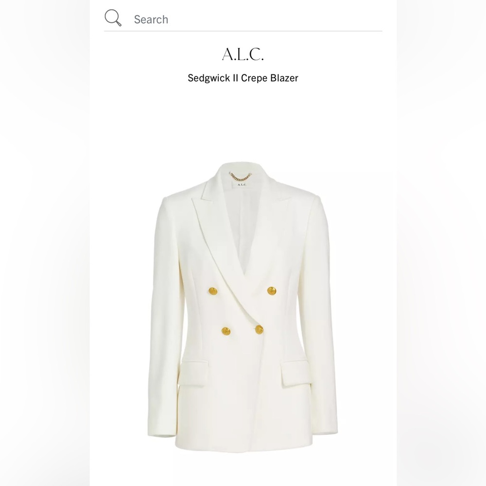 COPY - Alc sedgewick blazer size  8